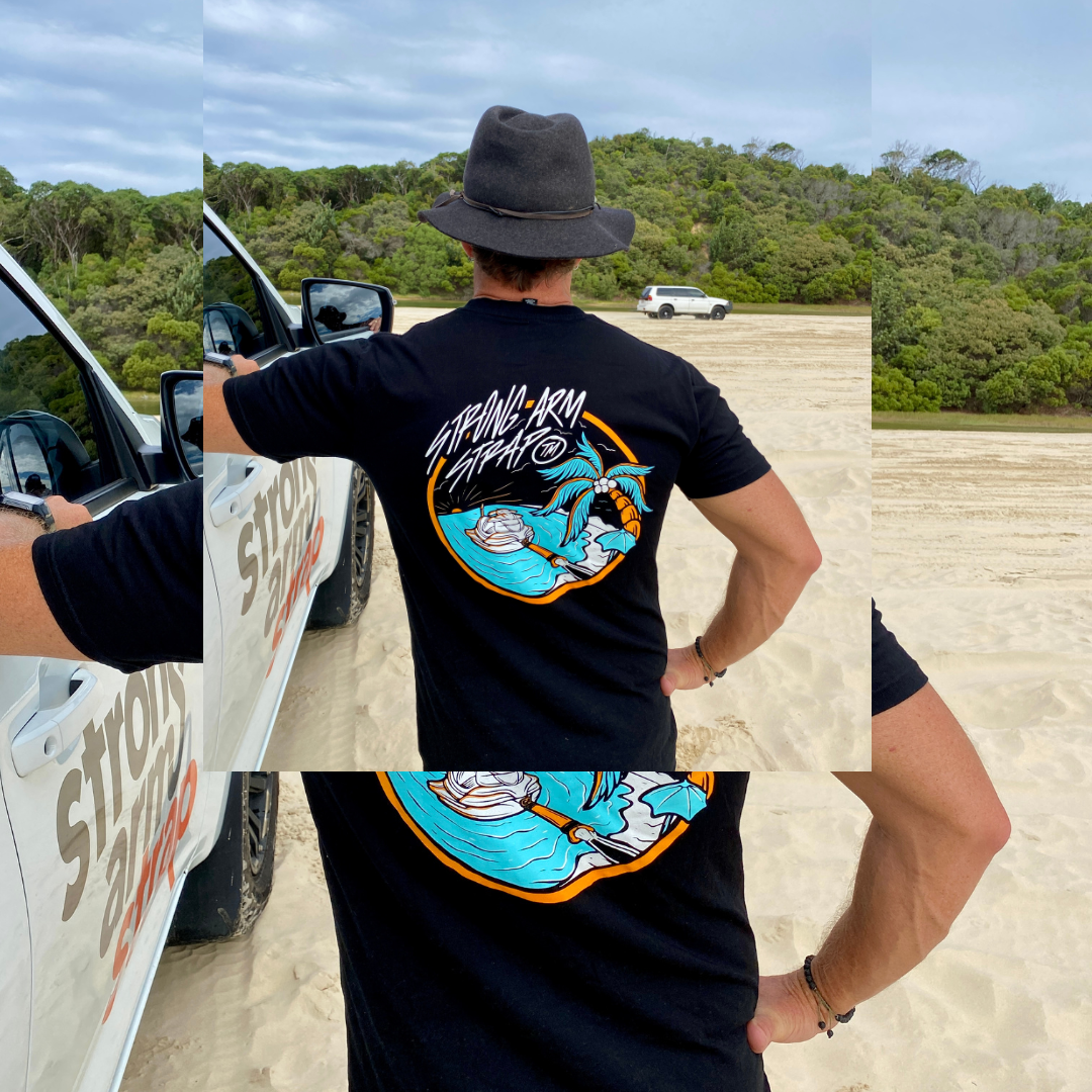 'Gettin Out' Tee - Black