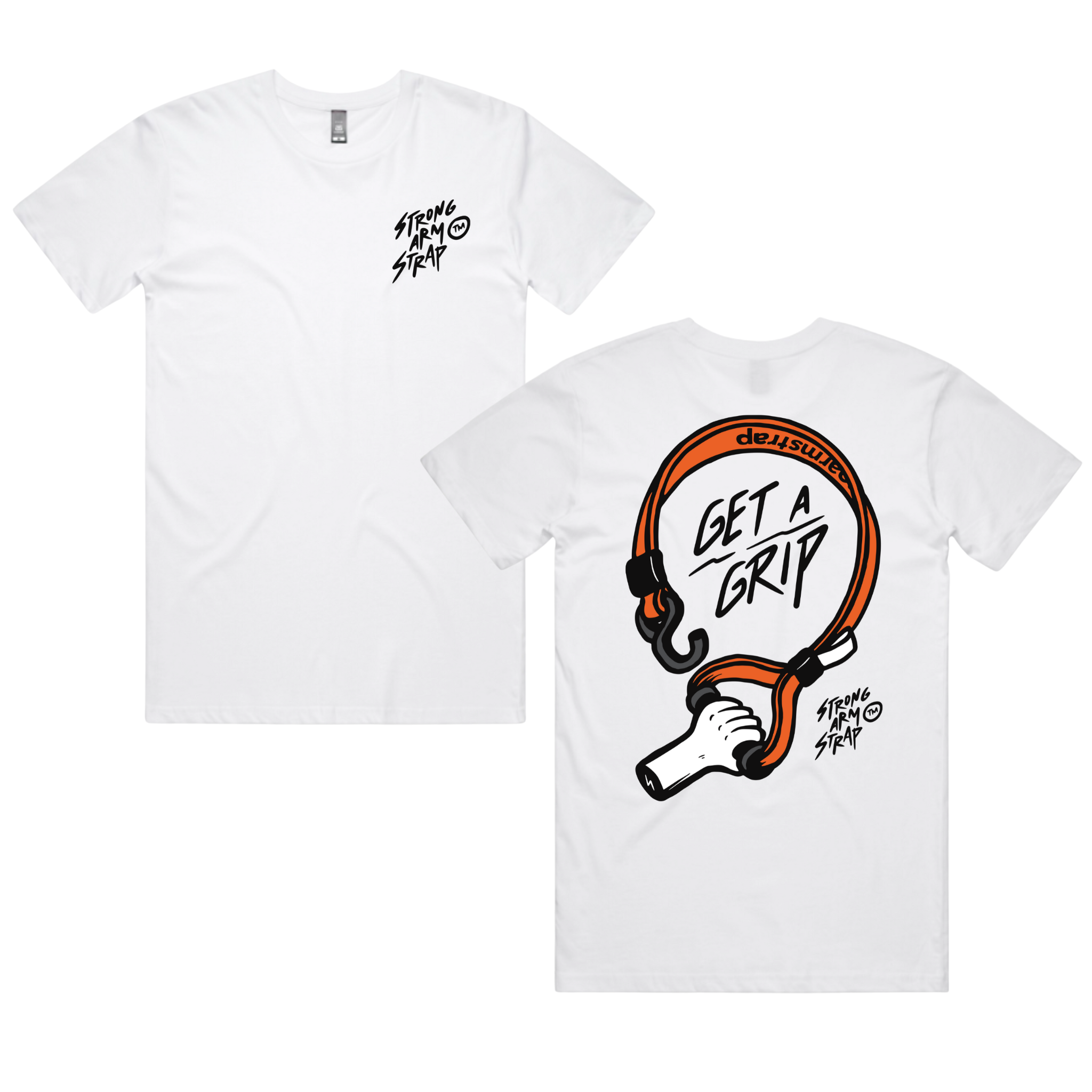 Get A Grip Tee - White