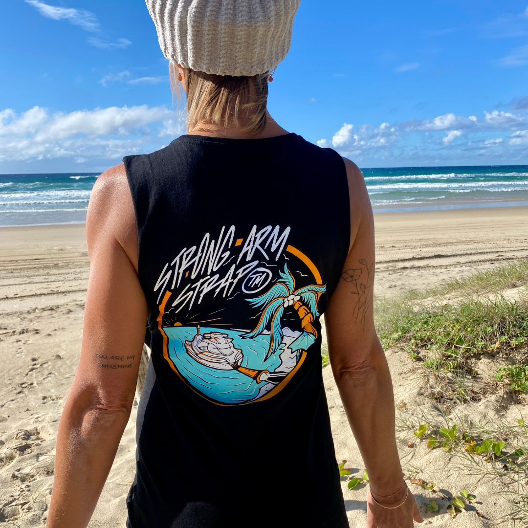 'Gettin Out' TANK - Black