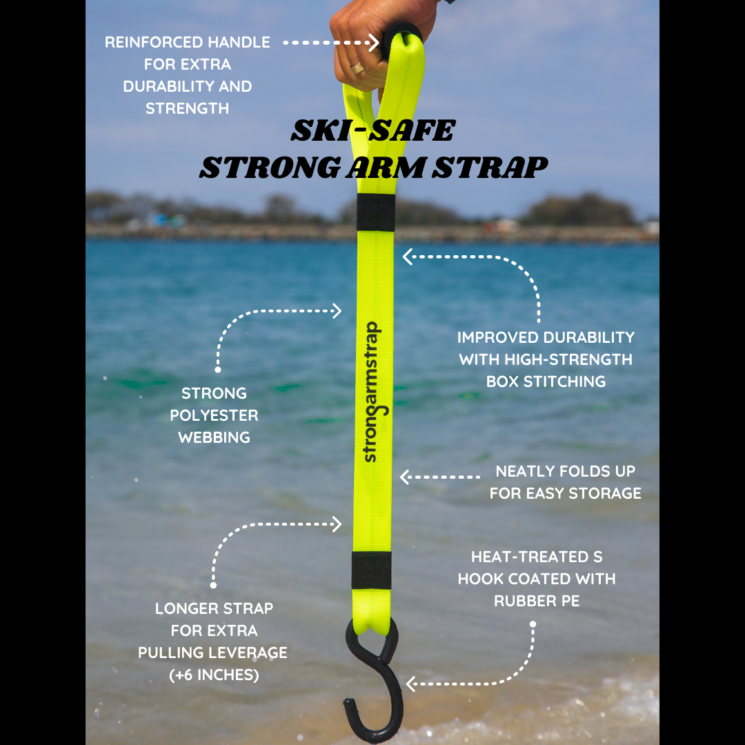 Strong Arm Strap (Ski-Safe) - Fluro Yellow